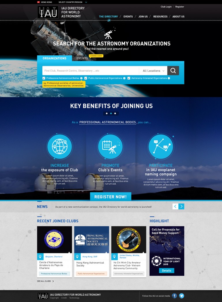 IAU Directory for World Astronomy